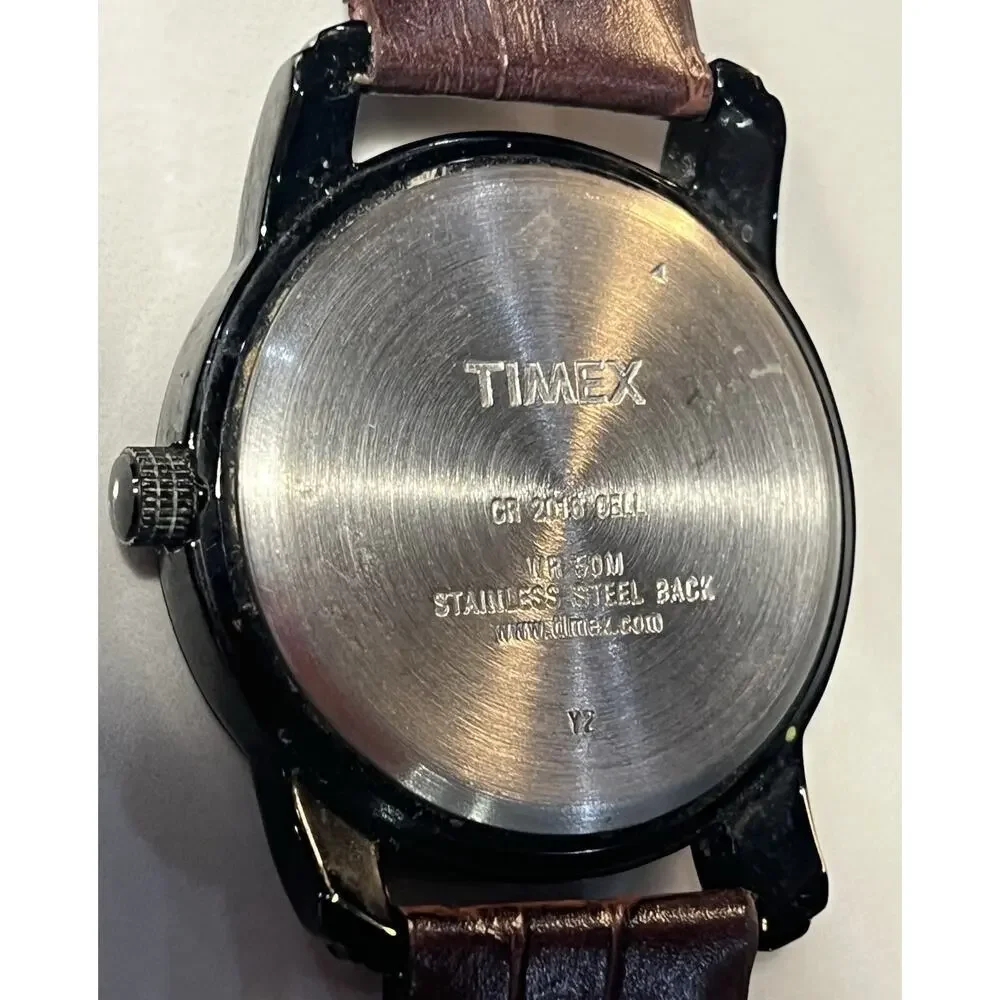 Timex Men's T2P133 Highland Street Tan Leather Strap Watch